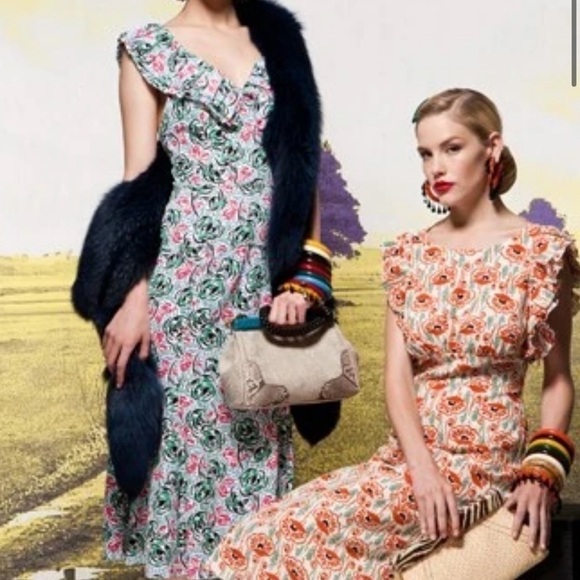 [S] Prada 2011 Resort Collection Sleeveless Midi Shift Dress White Multicoloured - Picture 13 of 13